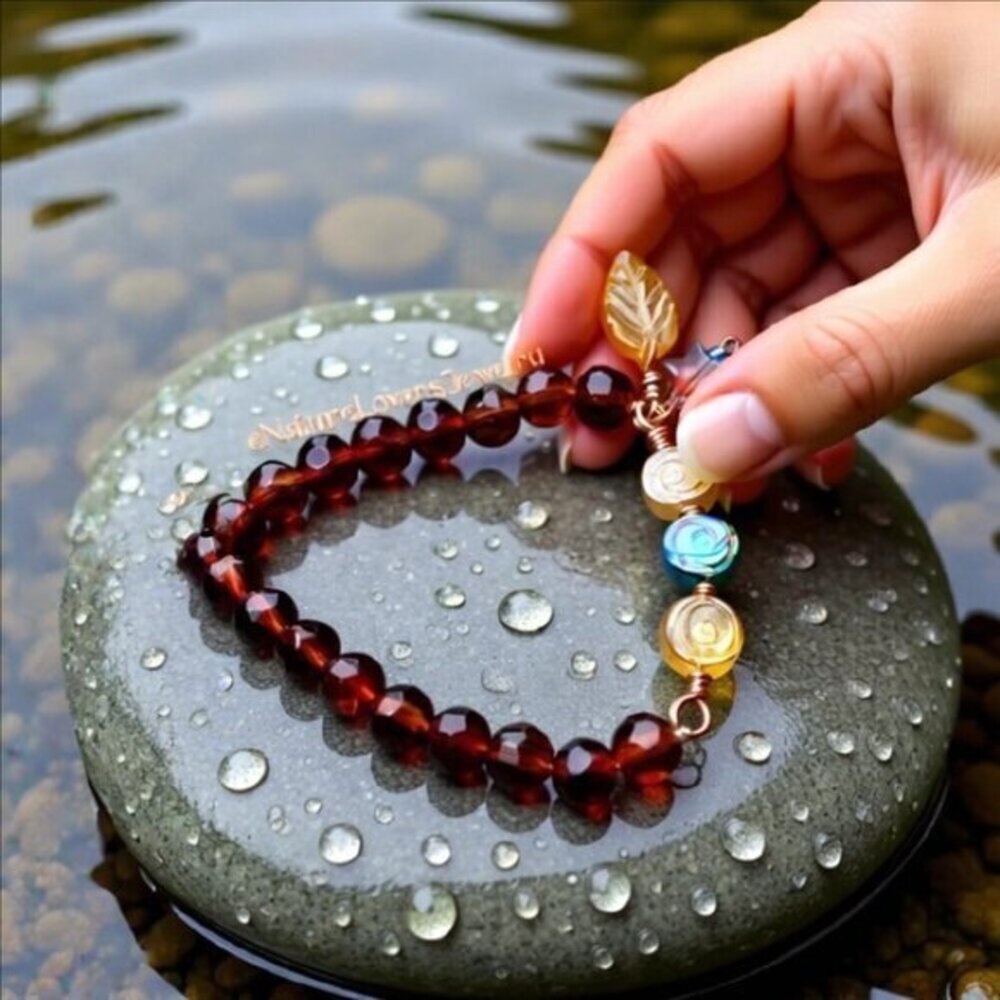 2/$25!!! Boho or Cowgirl Beaded Bracelet! Floral Beads + Leaf + Star Charms